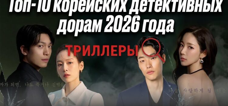 Корейские триллеры и детективы 2026